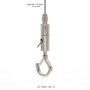Wholesale Adjustable Hook Grippers 54mm Suspended Cable Gripper For Cable Hanging System J5-501-C from china suppliers