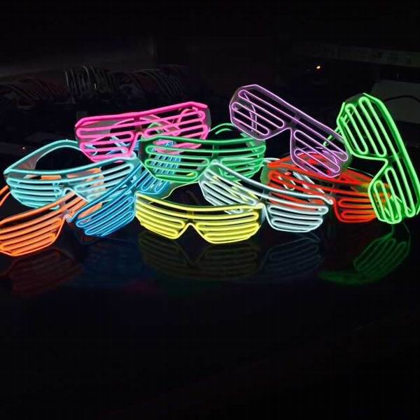 attention-catching high bright shutter glasses/shutter shade sunglasses for decoration
