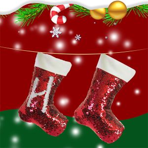 Prosub Sublimation Christmas stocking Custom Printed Logo Sublimate Blank Sequin