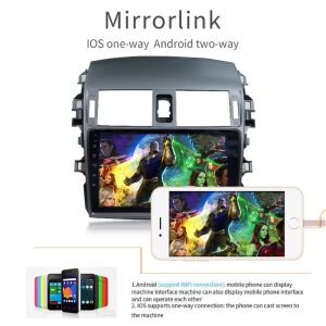 2008-2013 2010 2014 Toyota Corolla Android Head Unit CarPlay Android 10 Radio