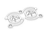 Button (1*4) / Cold runner / Three-plates mold No.24671