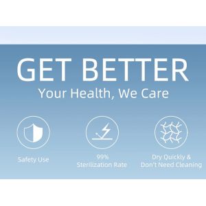 Quick Drying Disposable Hand Sanitizer Waterless Medicated Unscented Dazzles