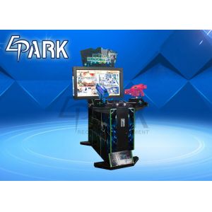 Ultra Fire Power Light Gun Rail Shooting Arcade Machines With 3 Games 42 Inches