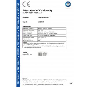 LINCHR NEW ENERGY Certifications