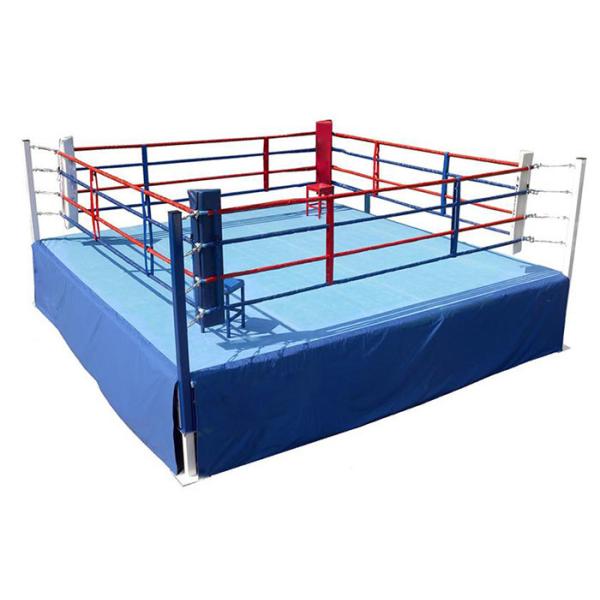 AIBA Competition Boxing Mma Fighting Ring With Powder Coated Anti Rust Treatment