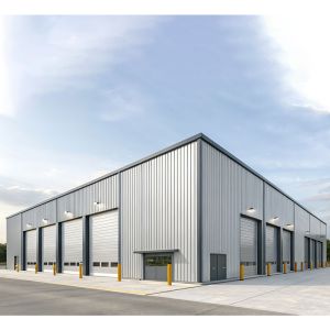 Strong Portal Frame Steel Structure Construction , Lightweight Steel Frame