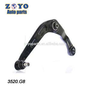 Left Wishbone Control Arm for Peugeot 206 3520.G8 524-409 and Nature Rubber
