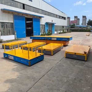 Wholesale 40 Tons Omnimove Transfer Cart With Lifting Dual Platforms Electric Transfer Cart from china suppliers