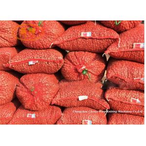 Plastic Mesh Produce Bags Double Needle Bar Warp Knitting Machine
