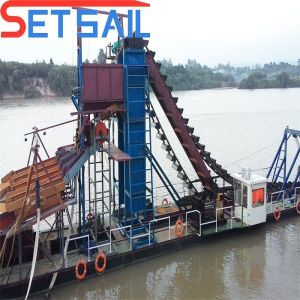 128PCS-176PCS Chian Quantity Chain Bucket River Diamond Dredging Equipment for