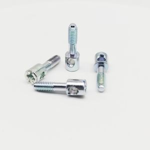 Electroplated Meter Sealing Screws Lead Seal Security Screws For Utility Meters