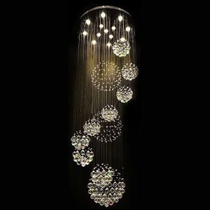 Modern Lustre Crystal Ball Design Chandelier Large Crystal Ball Chandelier(WH-NC
