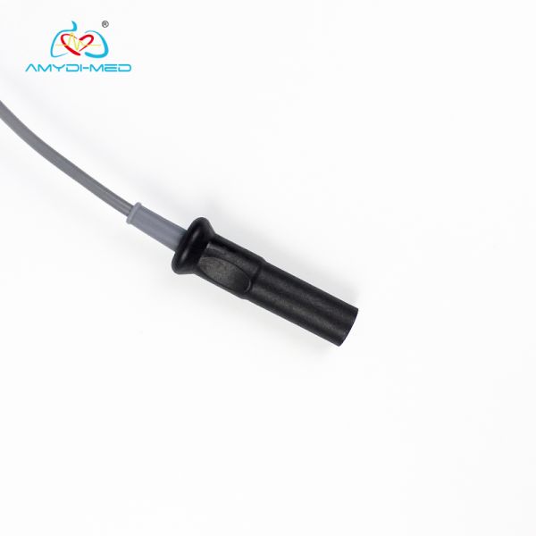 Soft Silicone Bipolar Coagulation Electrode Nonstick Forceps with 3000mm Reusable ESU Cable