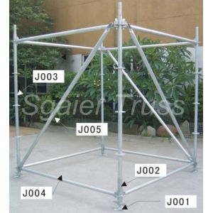 2m Aluminium Mobile Scaffold Hot DIP Steel Speaker Layer Truss