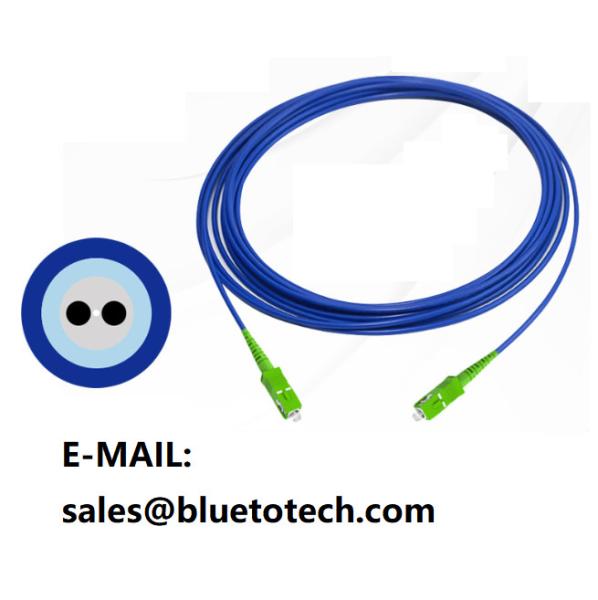 Quality Polarization Maintaining PM Patch Cord SC/APC To SC/APC 3mm  Armored PM Patch Cord Single Mode Simplex SC/APC Connector for sale