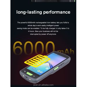 Android 4G NFC LF HF UHF RFID IP67 Long Range Barcode Scanner Rugged PDA