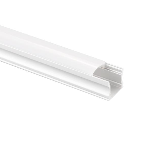 Anodizing Extruded Housing Aluminum Led Lighting Profile Surface Mounted