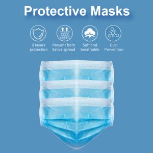 Protective Three Layers Earloop Surgical Face Mask