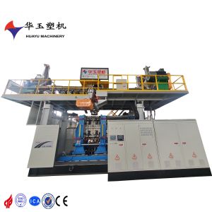 Double Ring Drum Three Layer Blow Molding Machine With 132KW Extruder Motor