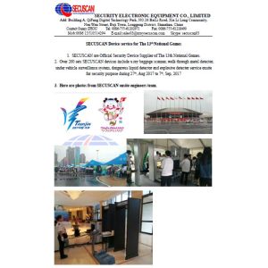 Low Noise Television X Ray Baggage Scanner System For Police , Customs Office