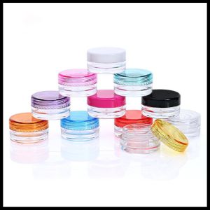 Wholesale 3g 5g Volume Clear Plastic Jars Cosmetic Containers Eye Shadow Powder Cans from china suppliers