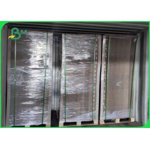 China 1- 3mm Cardboard Paper 1 Side Grey 1 Side White / Green / Brown Board on sale