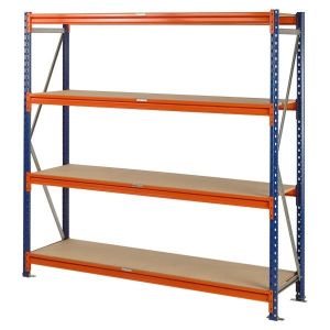 Wholesale Warehouse Storage Longspan Racking / Iron Shelf Rack Medium Duty from china suppliers