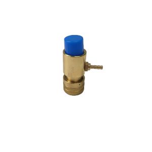 1"-20Teeth Left-hand thread Upper Solid Brass Oxygen Regulator Tank Valve N.W.
