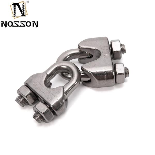 Double Pipe Clamps DIN741 for General Industry Manufacturing Customized Support OEM Stainless Steel Wire Rope Clip