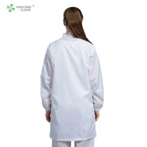 Autoclavable Sterilization Clean Room Coats With Carbon Fiber For Pharmaceutical