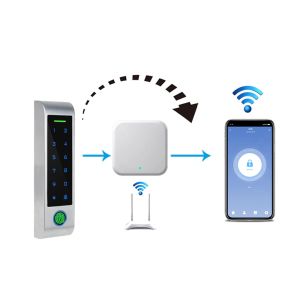 WIFI Tuya Smart Security Door Lock Biometric Fingerprint Access Control Reader