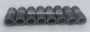 China Male Thread Steel Pipe Nipples 1/2X3”Carbon Steel Pipe Fitting on sale