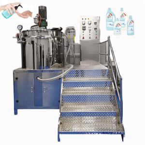 Industrial Blender Mixer Liquid Soap Making Machine Agitated With Heater SS