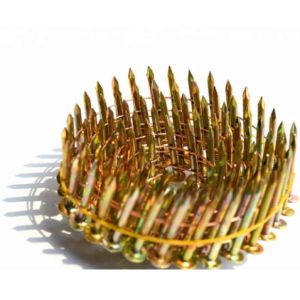 High Performance Coil Roofing Nails Smooth Shank Round Head Founded