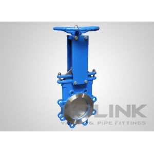 Cast Steel Knife Gate Valve With Bellows Stem Protection in Mining Industry