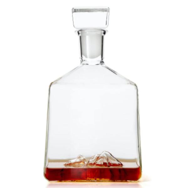 Quality Unique Family Bar Tequila Glass Bottle Decanter with Hot Stamping Surface Handling for sale