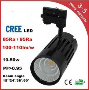 Wholesale CREE COB LED Track Light 3 years warranry isolated IC constant driver high PFC CRI lumen from china suppliers
