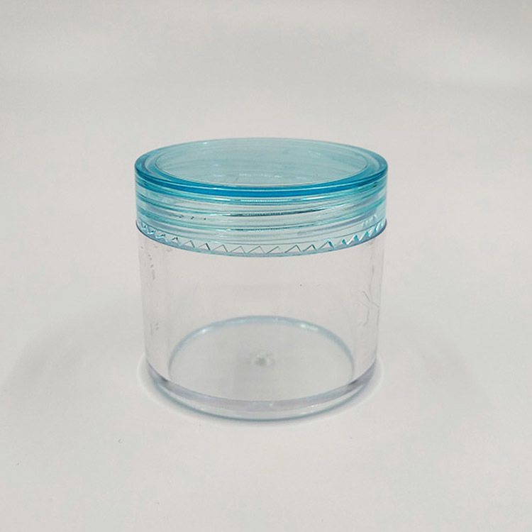Sealing Aluminum Foil Gasket Transparent Plastic Cosmetic Container for