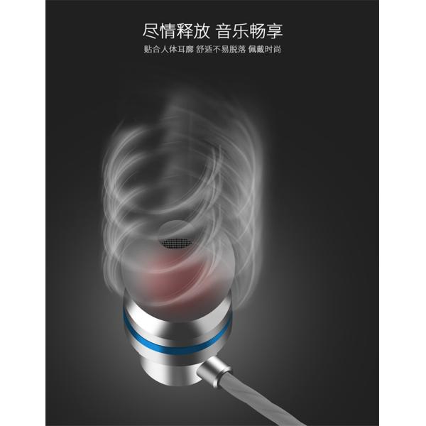 Haozhida small ear buds with mircophone volume control answer calling and ring off earphone with 6 u Speaker Φ10mm