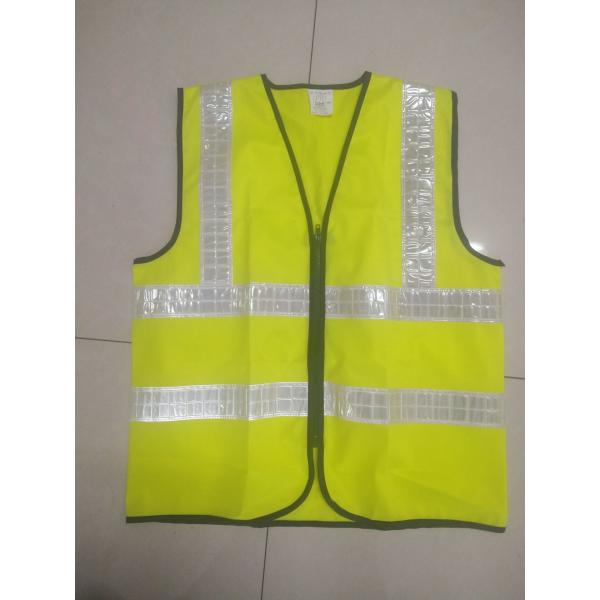 Quality High Visibility Safety Vest with EN471 Class 2 Standards and 2 Inches Reflective Strip for Up To 1000 Feet Visibility for sale