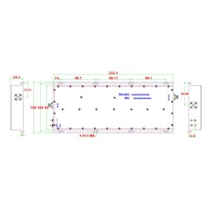 NXPA5000 6000MHz 50W UAV Module RF Communication Module