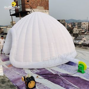 PVC White Inflatable Dome Tent / Outdoor Inflatable Igloo For Exhibition