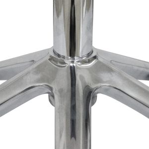 Ergonomic Rotating Office Chair Base 660mm In Diameter 475mm In Height Polished