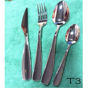 T03 series stainless steel cutlery/dinnerware/flatware set/knife and fork set