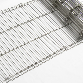Light Weight Flat Flex SS Wire Mesh Conveyor Belt For Food Processing