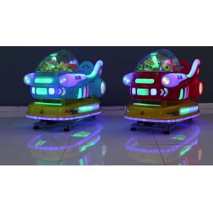 Amusement plastic aircraft kiddie rides coin operated kids swing kiddie rides