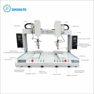 XYZ Axis Automatic Soldering Machine PLC Controlled For PCB Soldering