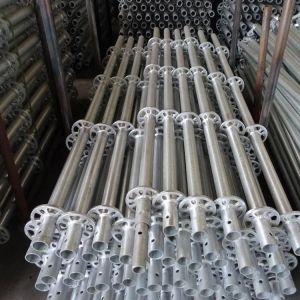 Multidirectional Scaffolding Hot-Dipped Galvanized Ringlock Vertical Standard