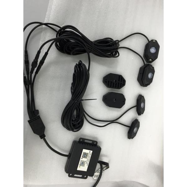 Multicolor CREE LED Light Pods RGB LED Rock Light Kit With Bluetooth 6000K