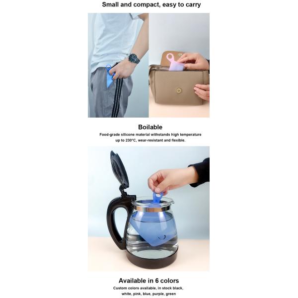 33G Foldable Silicone Houseware Face Covering Storage Box